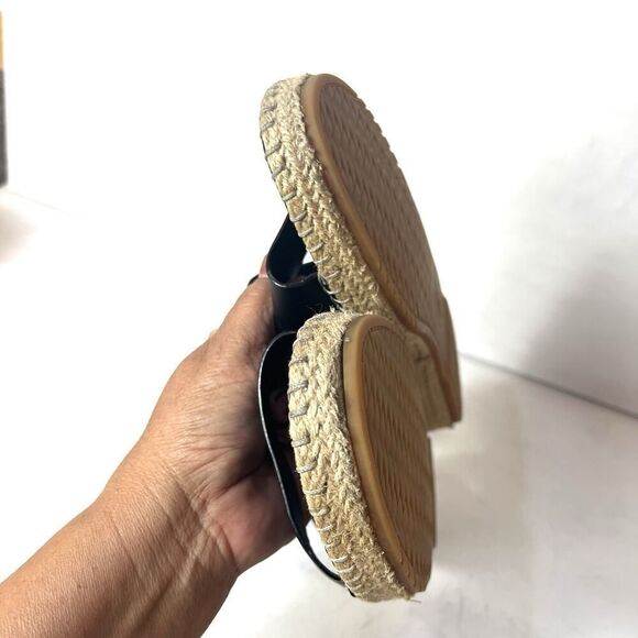 Cole Haan Pinch Grand.Os Womens 10B Comfort Casual Sandal Black Leather Open Toe - Picture 8 of 12